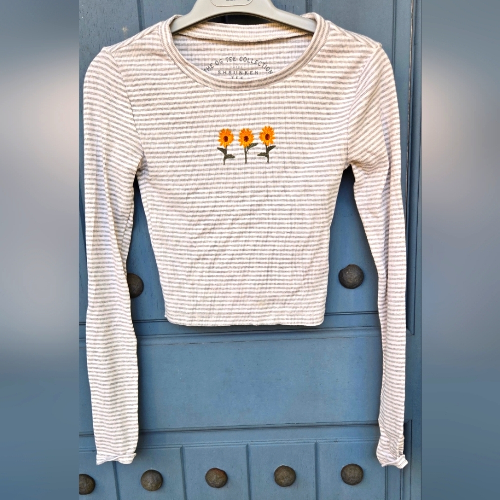 Aero Women's Shrunken Long Sleeve Tee XS